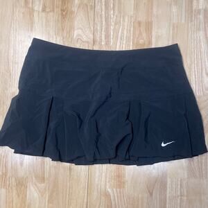 Women’s Nike Victory Breathe Black Tennis Skirt Size XL 683154 010 Dri-Fit